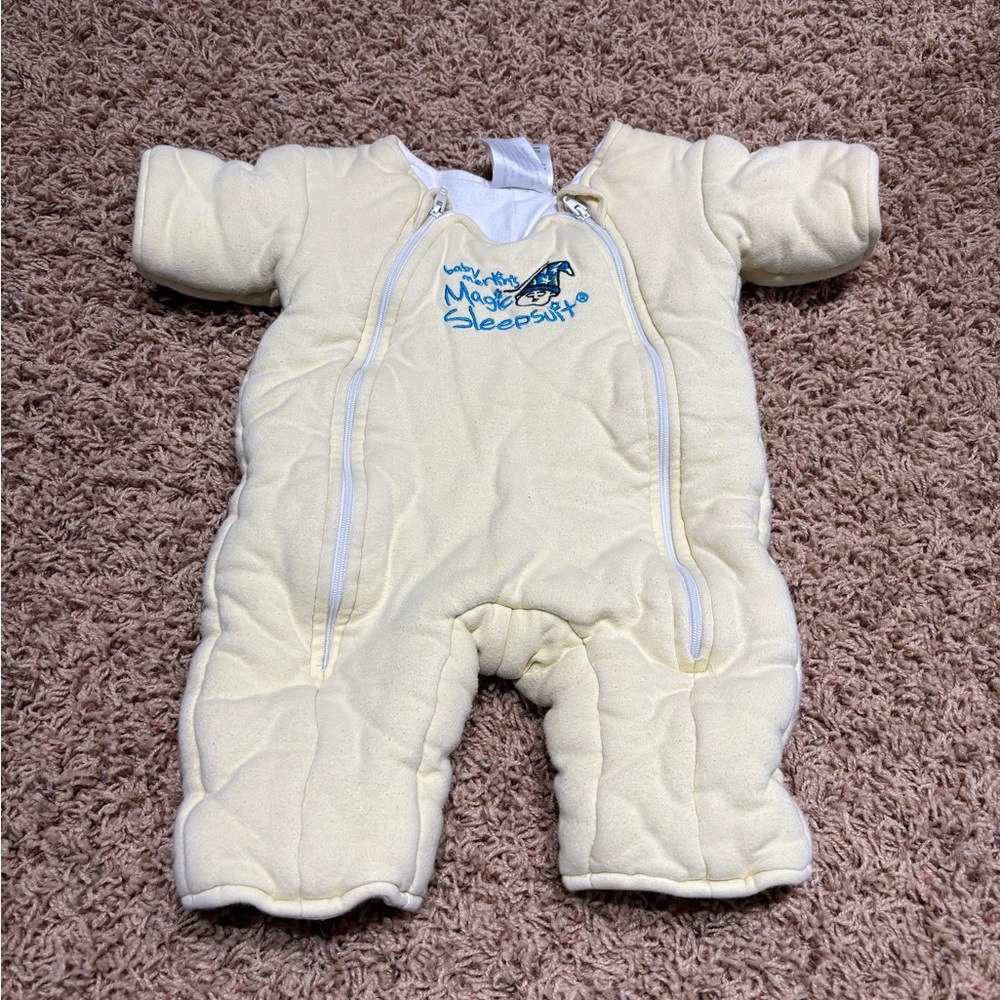 Magic Sleepsuit Cream Baby Sleepsuit